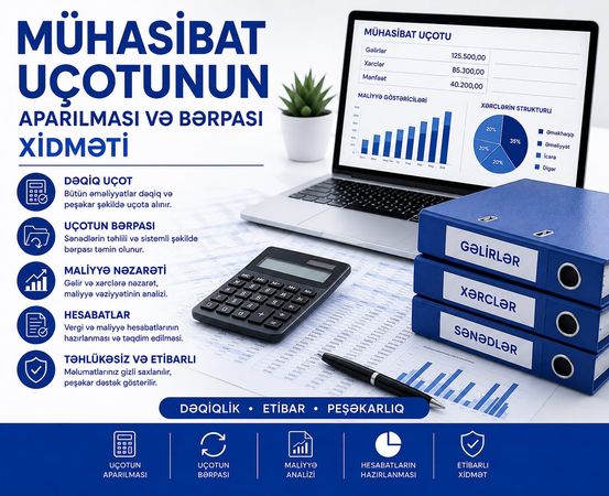 Mühasibat uçotun aparılması və bərpası xidmətləri – Bakı – ucuztap.az