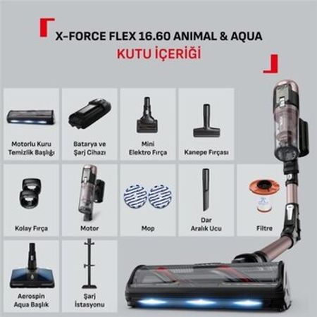 Vertikal tozsoran X-Force Flex 16.60 Animal & Aqua – Bakı – ucuztap.az