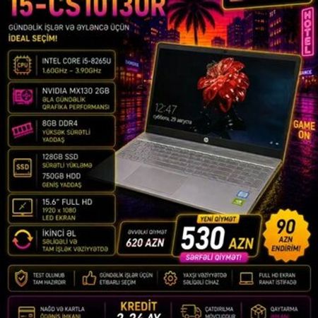 HP Pavilion 15-CS1013UR – Noutbuklar və Netbuklar – ucuztap.az