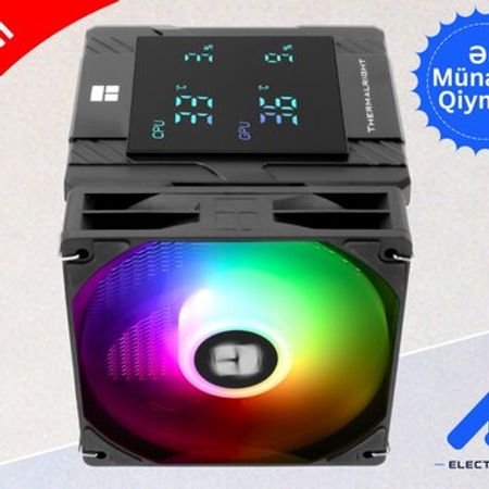 CPU Cooler THERMALRIGHT ASSASSIN PEERLESS 120 DIGITAL ARGB Black – Bakı – ucuztap.az