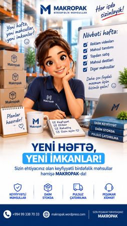 Birdəfəlik məhsullar - Makropak – Bakı – ucuztap.az