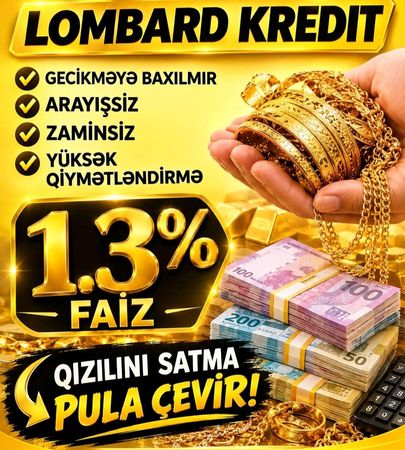 Lombard kreditlər – Ağdaş – ucuztap.az