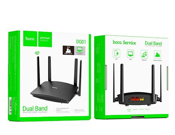 Hoco Wi Fi router 5GHz ve 2.4GHz dəstəkleyir – Bakı – ucuztap.az