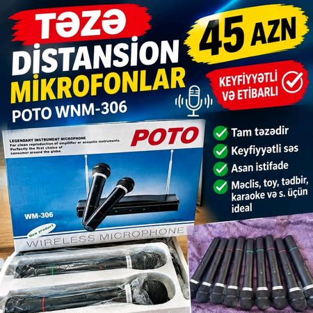 Mikrofon/Pult Distançoniyy Mikrafon – Abşeron – ucuztap.az