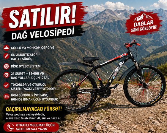 BMX tam orginal dag velosipediXirdalanda 26liq – Xırdalan – ucuztap.az
