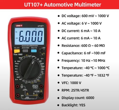 Multimetr UNI-T UT107 – Bakı – ucuztap.az