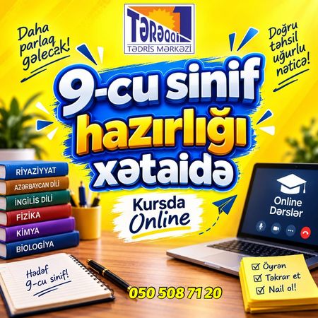 9-Cu sinif buraxılış imtahanlarına hazırlıq – Bakı – ucuztap.az