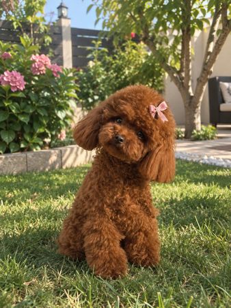 Toy pudel, 2 ay, Dişi, peyvəndli – Bakı – ucuztap.az