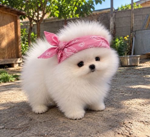 Pomerian Spitz, 2 ay, Dişi, peyvəndli – Bakı – ucuztap.az