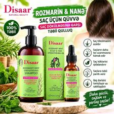 Rozmarin və Nanə Saç Şampunu + Saç Gücləndirici Yağ