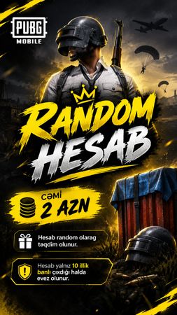 Pubg Mobile random hesab – Bakı – ucuztap.az