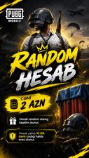 Pubg Mobile random hesab