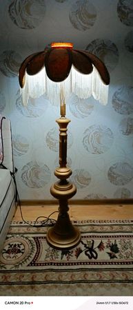 Antikvar qızılı rəngli lampa – Ev və bağ üçün işiqlandırma – ucuztap.az