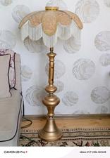 Antikvar qızılı rəngli lampa