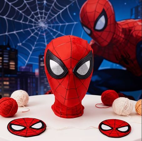 Spiderman maska — Ölçü: standart, Qırmızı – Bakı – ucuztap.az