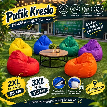 Kreslo, Dəri, Qırmızı – Bakı – ucuztap.az