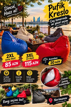 Kreslo, Dəri, Qırmızı – Bakı – ucuztap.az