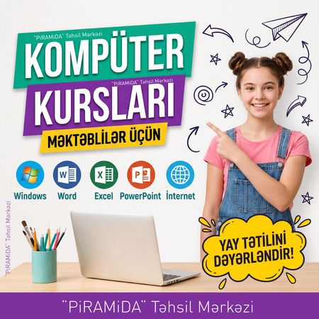 Kompüter kursları məktəblilər üçün – Bakı – ucuztap.az