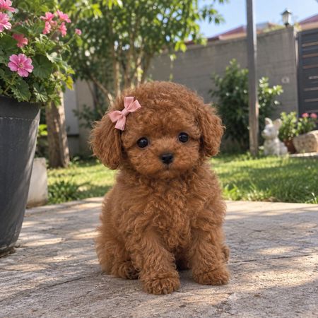 Toy pudel, 2 ay, Dişi, peyvəndli – Bakı – ucuztap.az