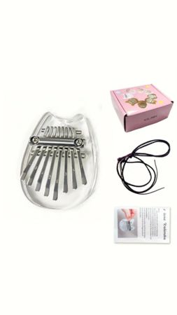Mini kalimba – şəffaf akril korpuslu, 8 dillikli barmaq – Bakı – ucuztap.az