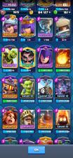 Clash Royale Hesabı 10k kupa,Hesab 10 illik medala sahibdir,81 emoji