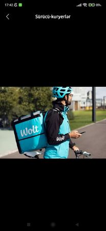 Wolt Bolt Food Kuryer – Bakı – ucuztap.az