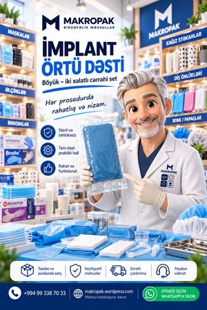 İkixalatlı implant örtü seti – Bakı – ucuztap.az