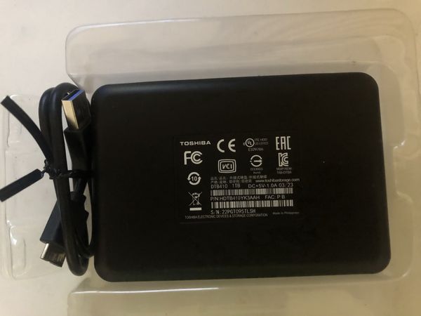 Sıfır Yeni Xarici Hard Disk - Toshiba Canvio Basics 1TB – Bakı – ucuztap.az