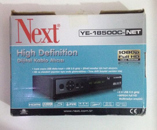 Next markasının YE-18500C-NET modelli Full HD dijital resiver – Bakı – ucuztap.az
