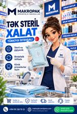 Tək steril cərrahi xalat