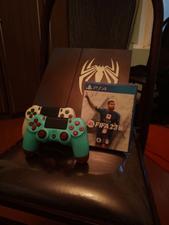 PS4 Fat 500GB Spider-Man Custom | 13.52 | pultlar + oyunlar