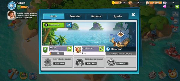 Boom Beach hesab – Gəncə – ucuztap.az