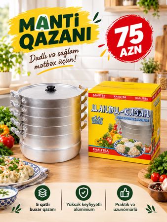 Mantı Qazanı – dadlı və sağlam mətbəx üçün – Bakı – ucuztap.az