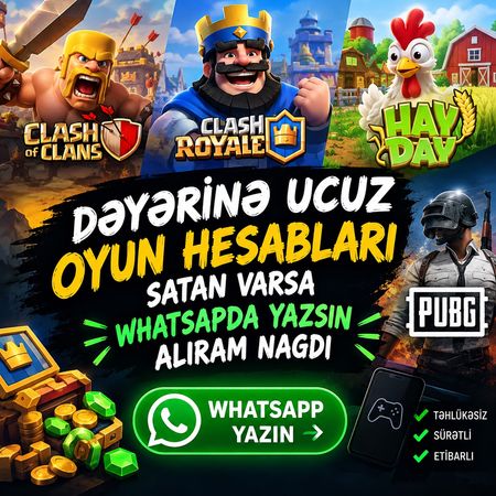 Oyun hesablari – Bakı – ucuztap.az