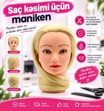 Saç kəsimi üçün maniken