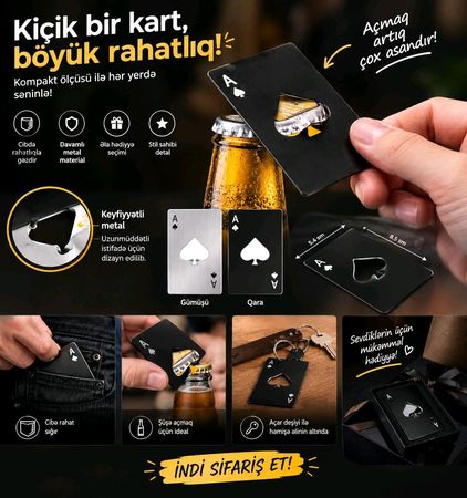 Şuşe qapaq açan paslanmayan polad – Digər – Bakı – ucuztap.az