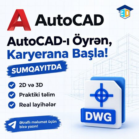 AutoCAD proqramı – Sumqayıt – ucuztap.az