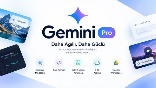 Gemini Pro 18 Aylıq aktivasiya – Oyunlar, pultlar və proqramlar – Bakı – ucuztap.az