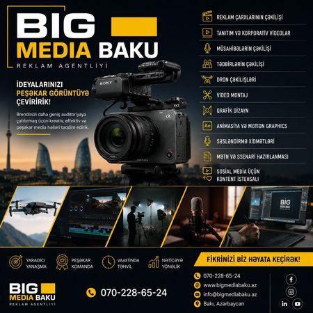 Reklam çarxlarının çəkilişi – Bakı – ucuztap.az