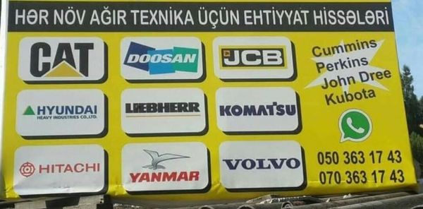 Ekskavator ehtiyat hissələri – Bakı – ucuztap.az