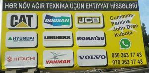 Ekskavator ehtiyat hissələri