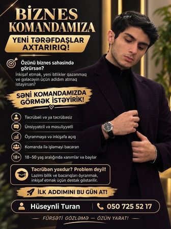 MLM (melumat) biznesi – Bakı – ucuztap.az