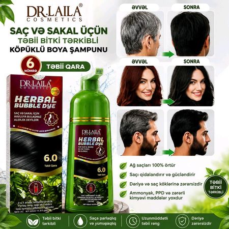 DR.Laila Saç və saqqal üçün rəngləndirici şampun – Bakı – ucuztap.az