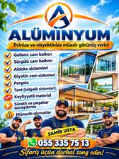 Cam Balkon Duş Kabina Aliminum Usta