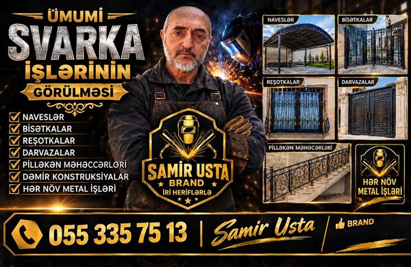 Svarka ümumi Demir işleri hazirlanmasi – Bakı – ucuztap.az