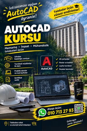 Autocad 3dsmax kursları – Bakı – ucuztap.az