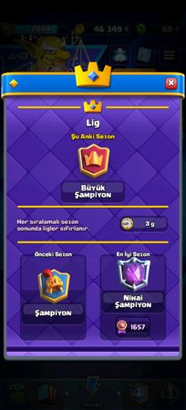 2054 Səviyyə Clash Royale Hesabı – Bakı – ucuztap.az