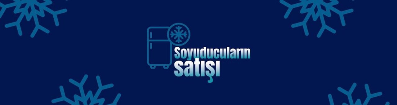 Soyuducuların satışı mağazası banneri