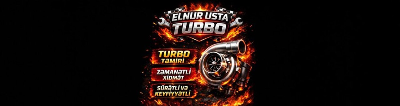 Turbo Təmiri mağazası banneri