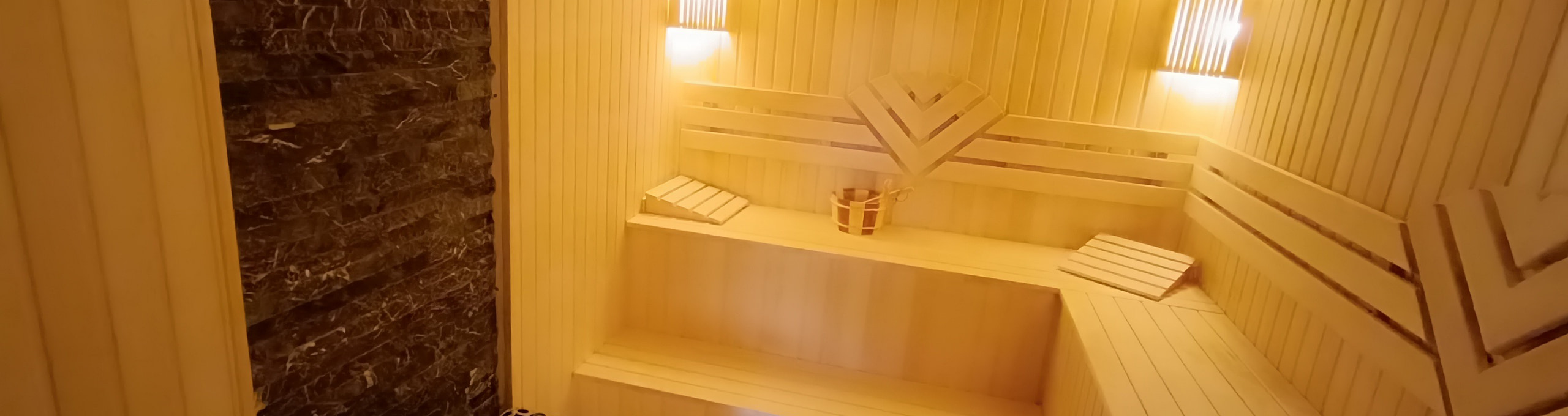 Sauna tikintisi mağazası banneri